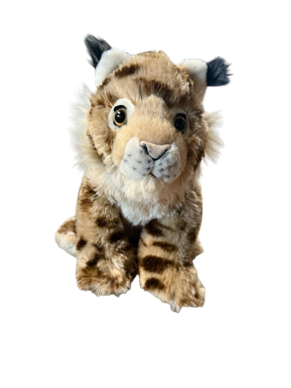 Wild Republic Cuddlekins Lynx Plush Toy - Brown and Cream Stuffed Animal